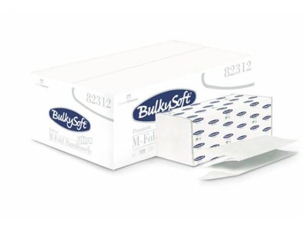 Papirhåndklæde Bulky Soft 2-Lags 32Cm 3125Ark/kar Hvid 1X1X1Mm (3125Ea)