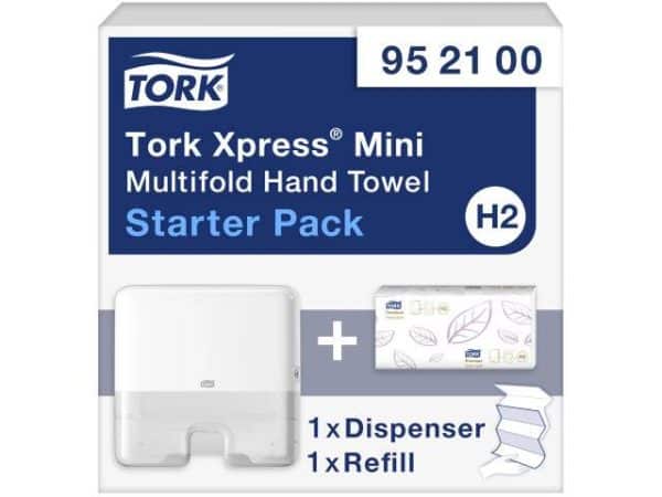 Papirhåndklæder Tork Startpack Mini 1 Disp/1Kar Papir