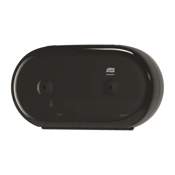 Tork Dispenser Twin Mini sort t/toiletpap T9