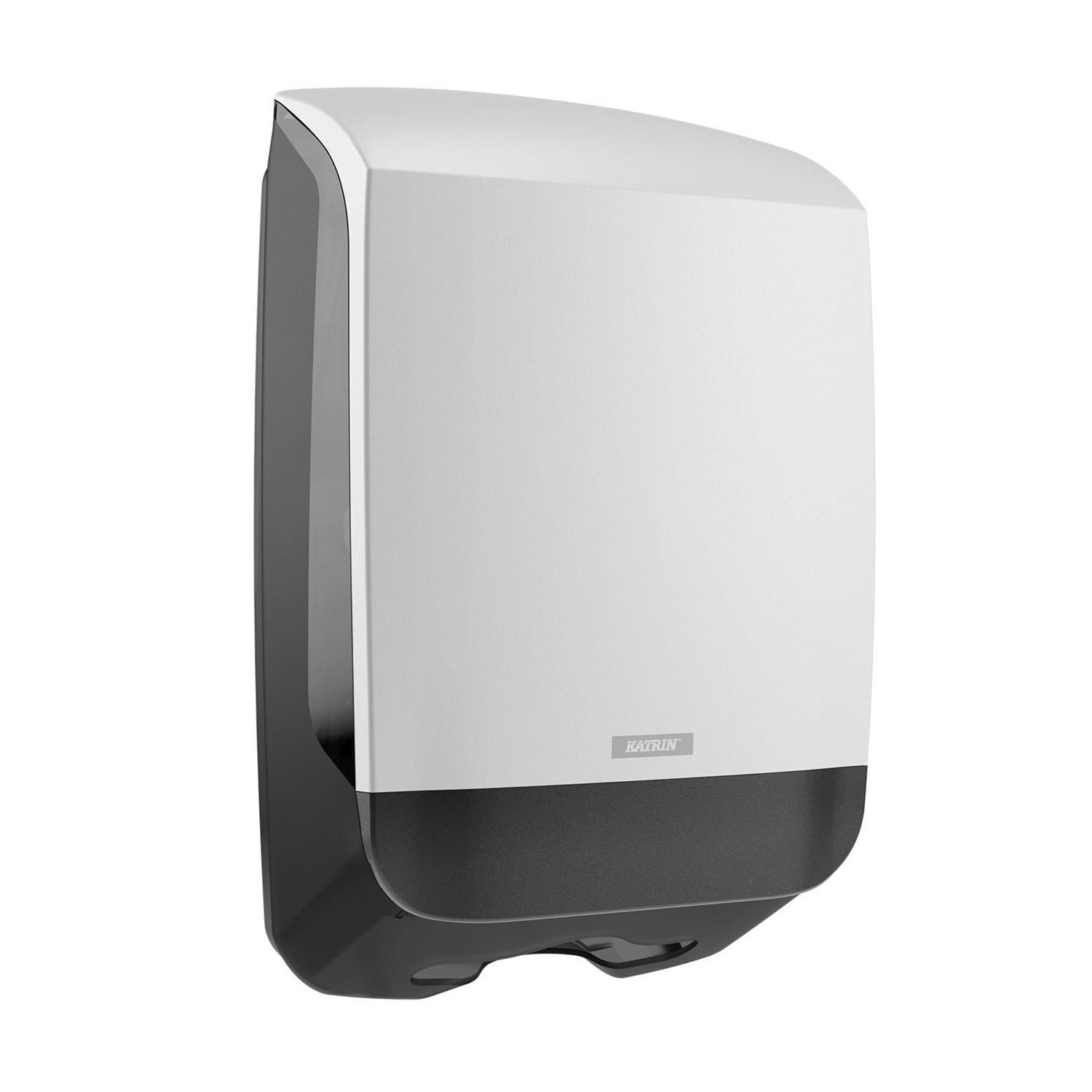 Dispenser Katrin Håndklædeark M - L 14.2x B 30.1x H44.5 cm - Plast Hvid - Dispenser - EN ISO 14001 -