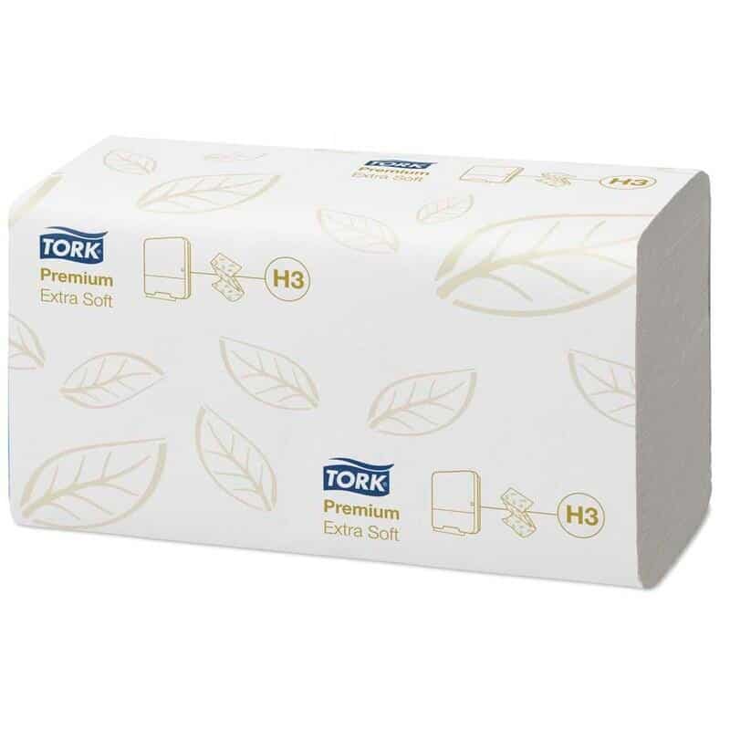 Papirhåndklæde Tork Ex Soft H3, 23x23cm 3000 ark