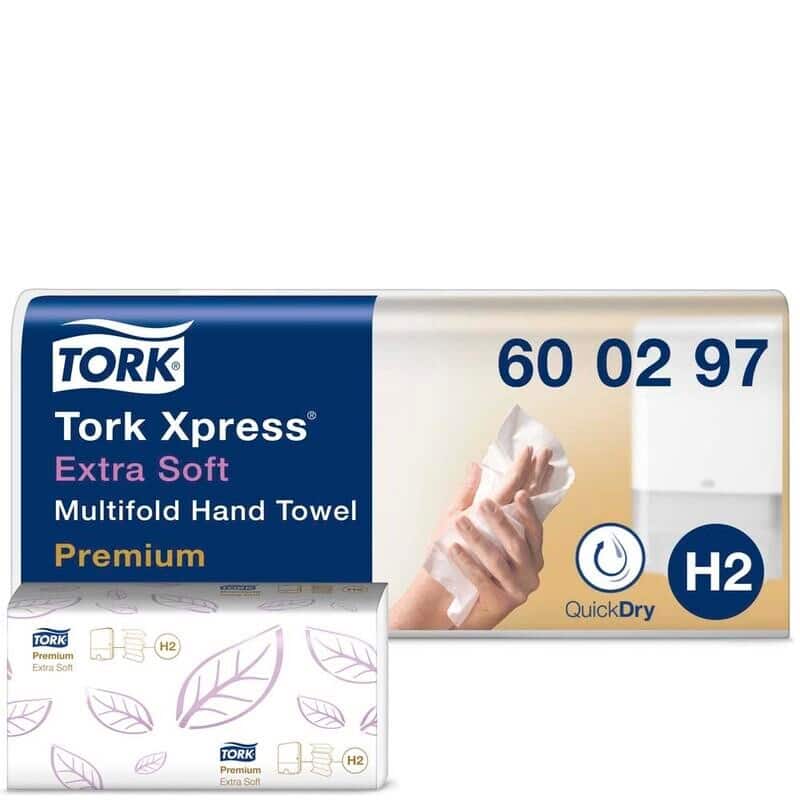 Papirhåndklæde Tork Xpress H2, 21,2x34cm 2100 ark