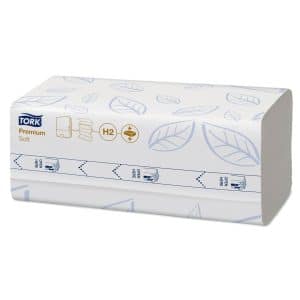 Papirhåndklæde Tork Xpress H2 soft 2-lags komprimerede 2040 ark.